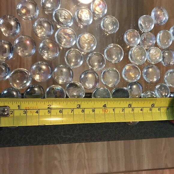 Clear Glass Dome Flat Cabochon Marbles .75" Diameter Set Of 50 - Picture 4 of 7